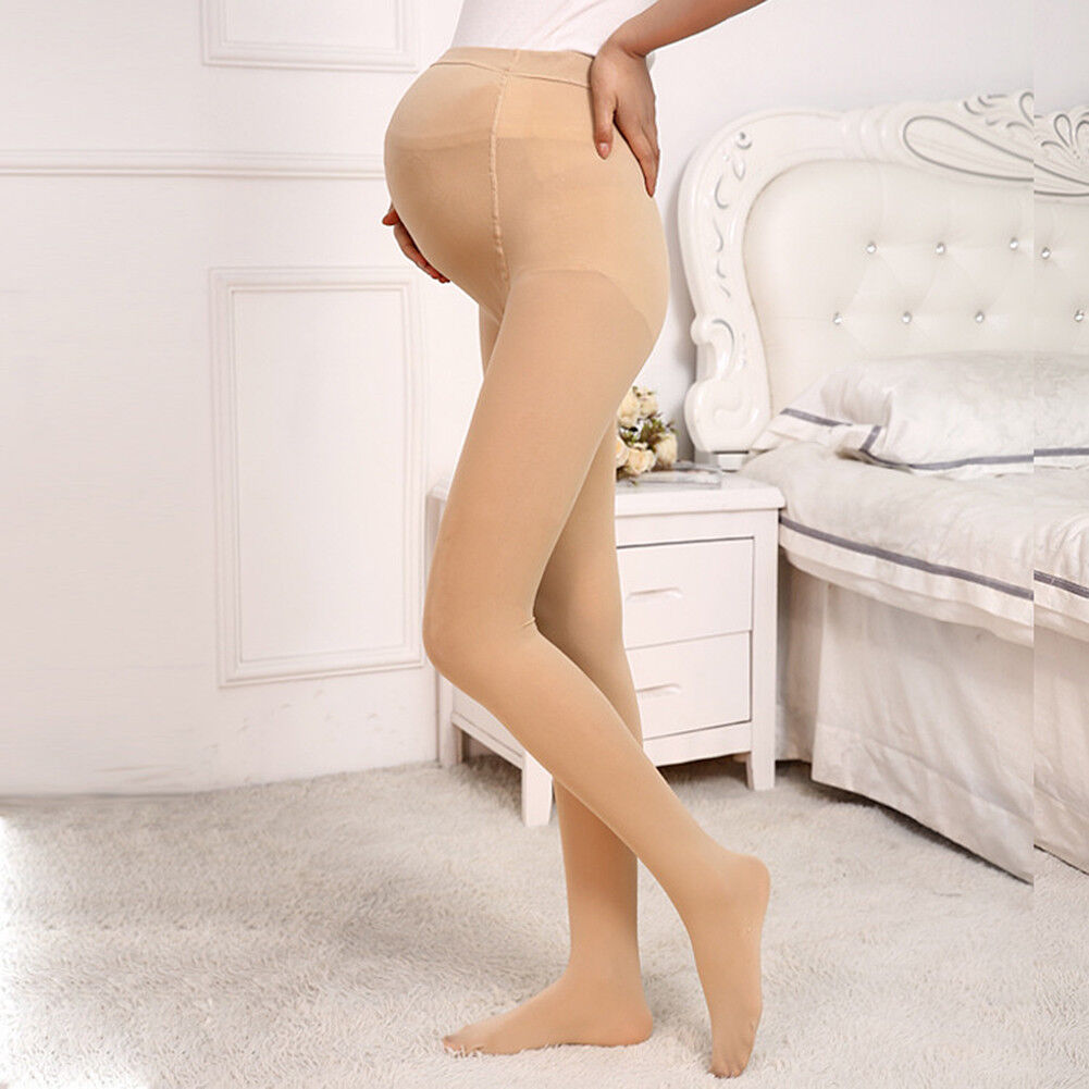 320D Pregnant Women Tights Maternity Stockings Velvet Pantyhose U Shape Support