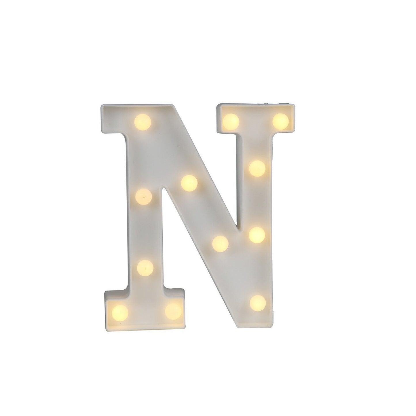 Light Up Letter LED Alphabet PlasticParty Sign Wedding Festival Stand Decoration