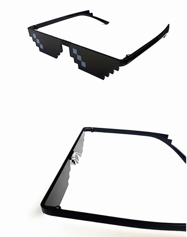 Thug Life Glasses Deal With It Sunglasses MLG Eyewear Unisex Meme Cool 8 Bit