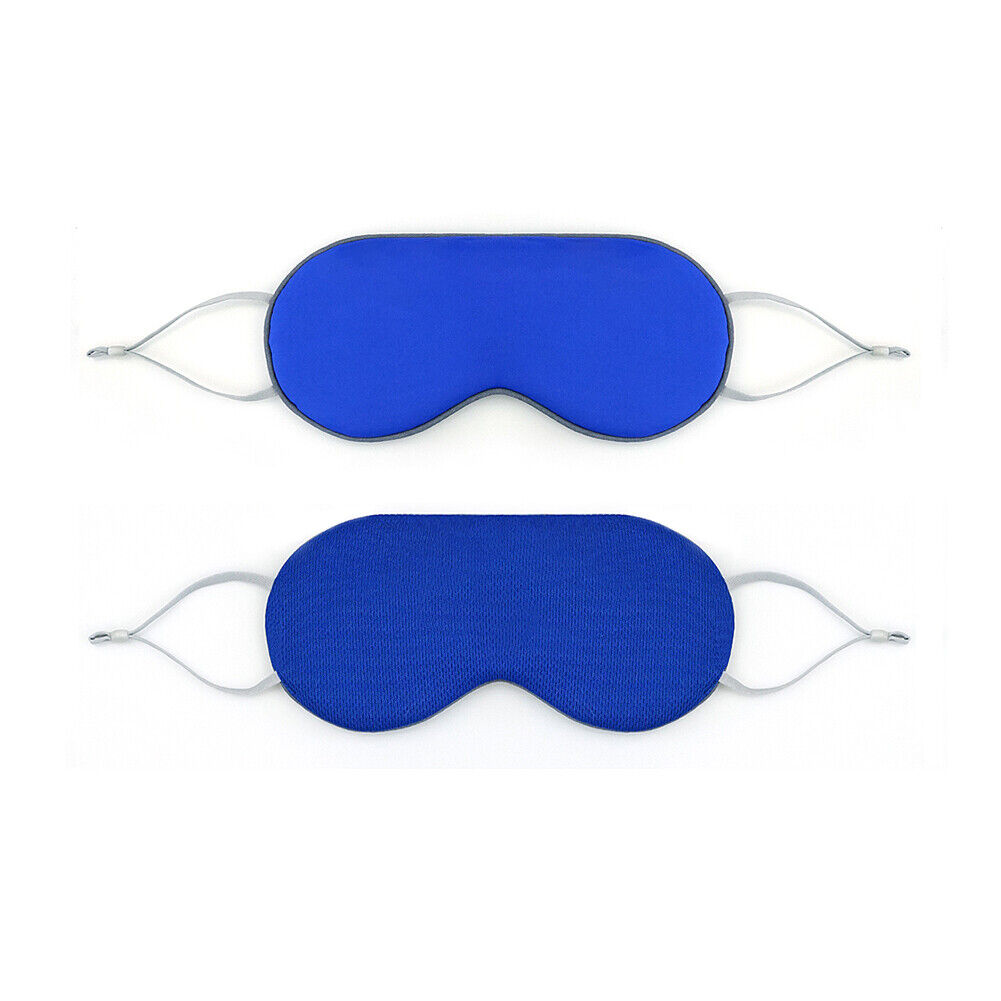 US 2-in-1 Double-Sided Sleep Eye Mask Warm&Cool Travel Breathable Blindfold Mask