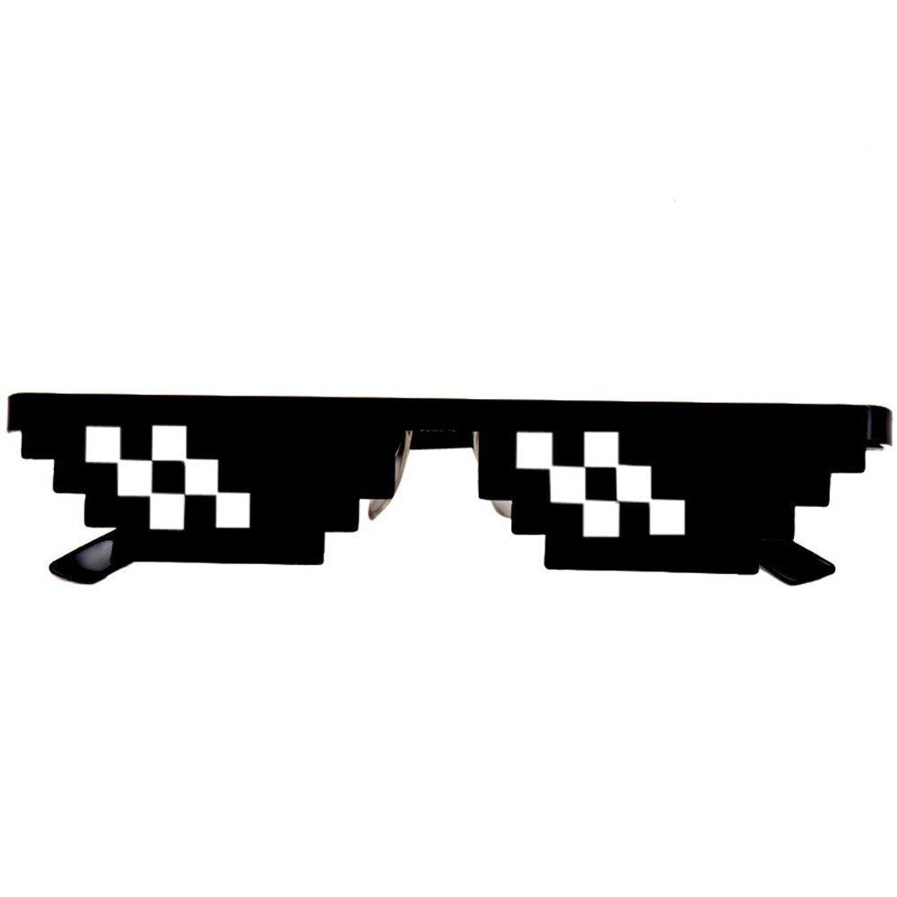 Thug Life Glasses Deal With It Sunglasses MLG Eyewear Unisex Meme Cool 8 Bit