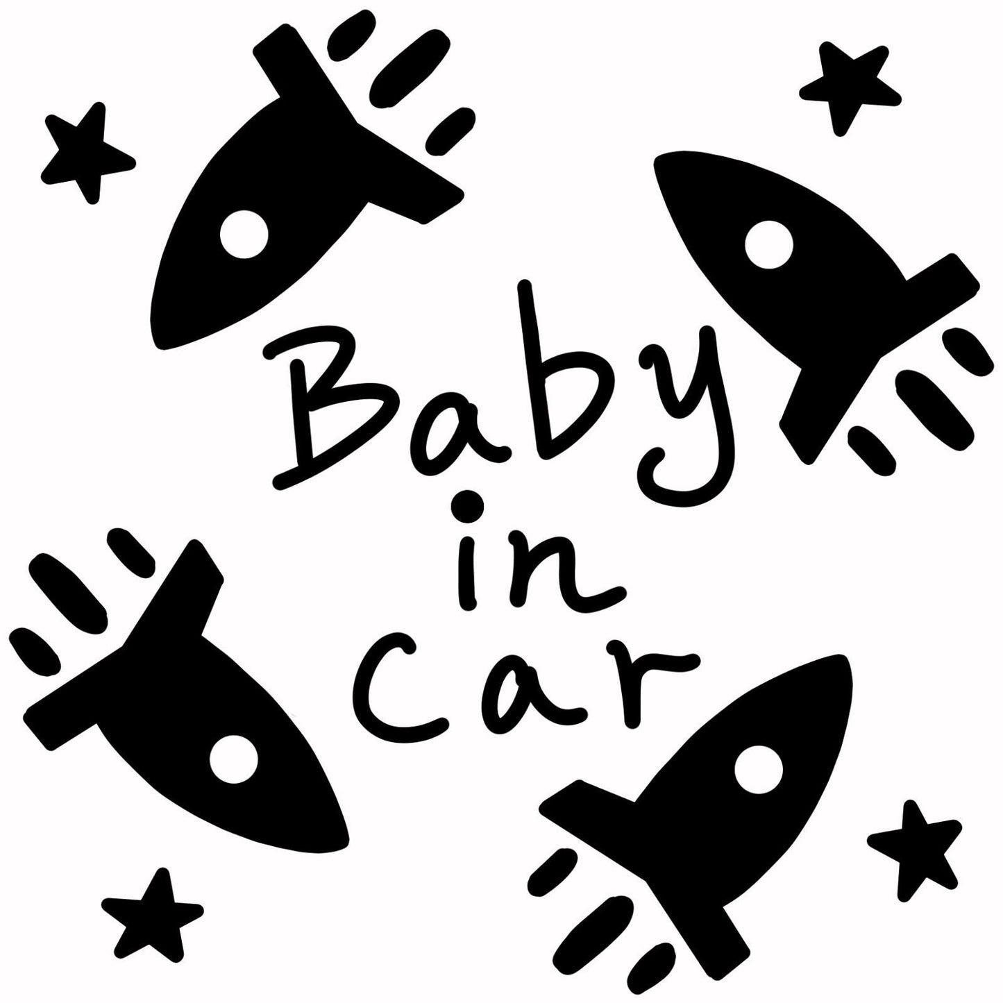 US Custom Baby on Board Kids in Car Vinyl Sticker Bumper Window Decal Truck Van