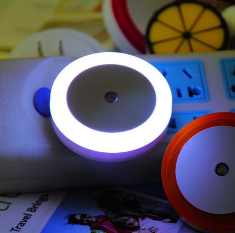 4~8 PCS Auto LED Light Induction Sensor Control Bedside Night Light In Wall Lamp