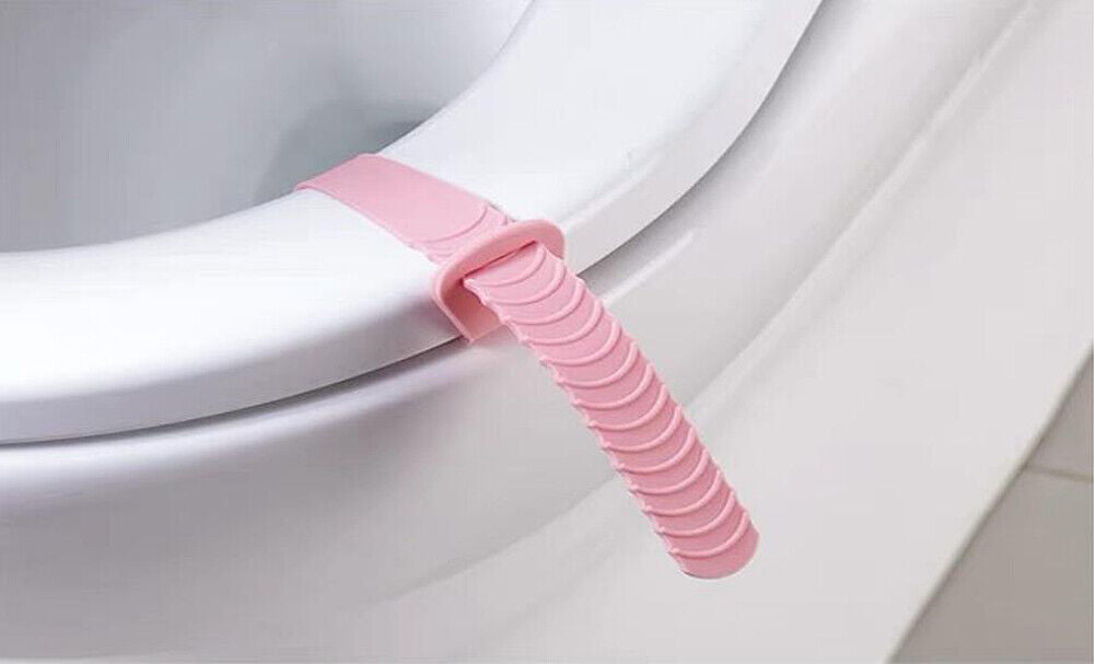 US 4 Pack Seat Cover Lifter Lift Handle Toilet Bathroom Avoid Touching Lid