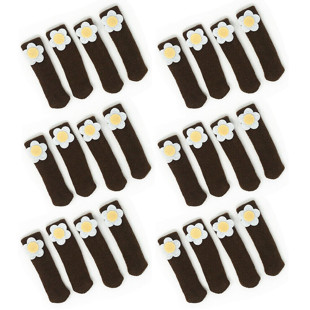 24 Pack Cat Paw Flower Bear Table Chair Foot Doorknob Floor Protector Sleeves US