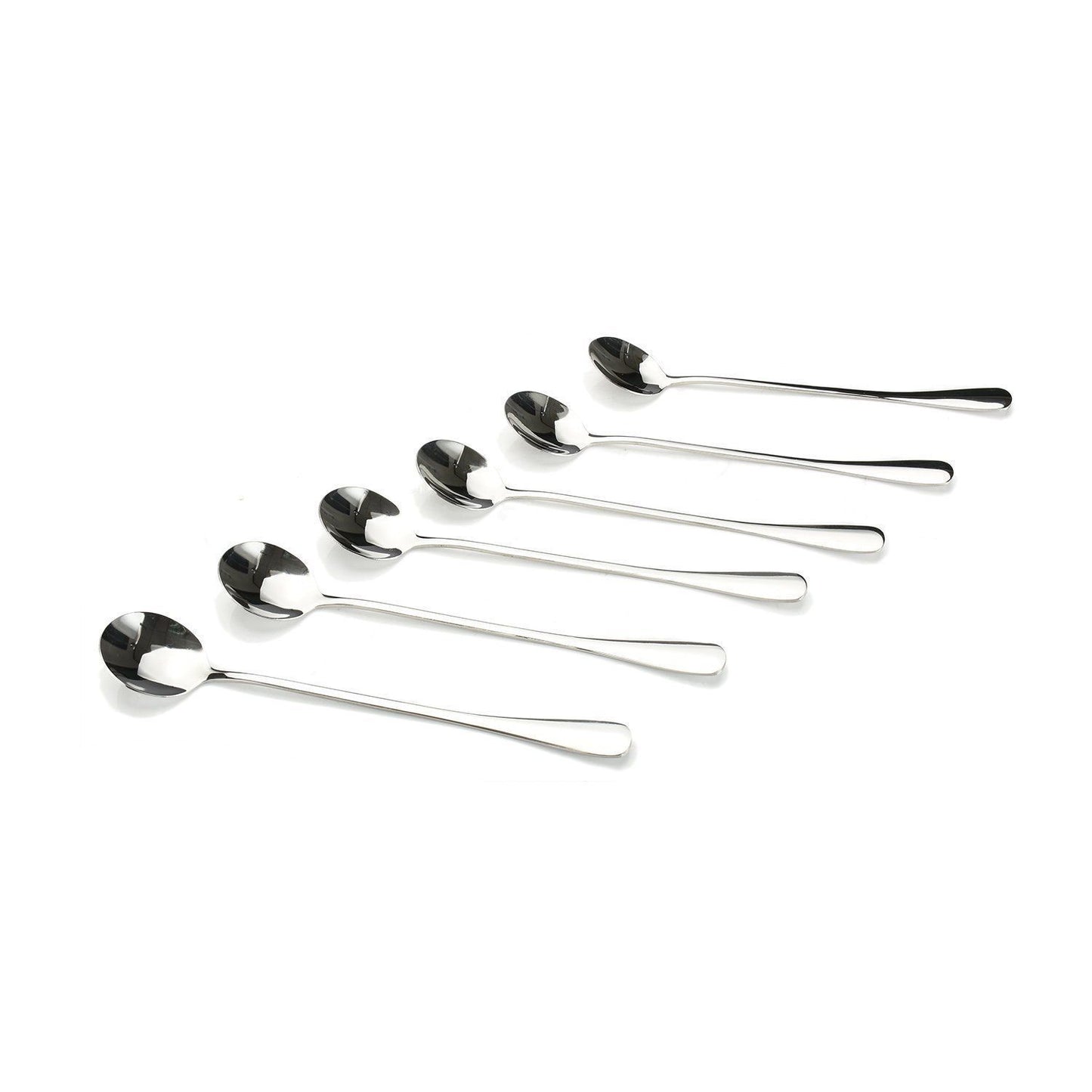 10 Pack Magik Long Handle Stainless Steel Mixing Ice Cream Coffee Spoon Set