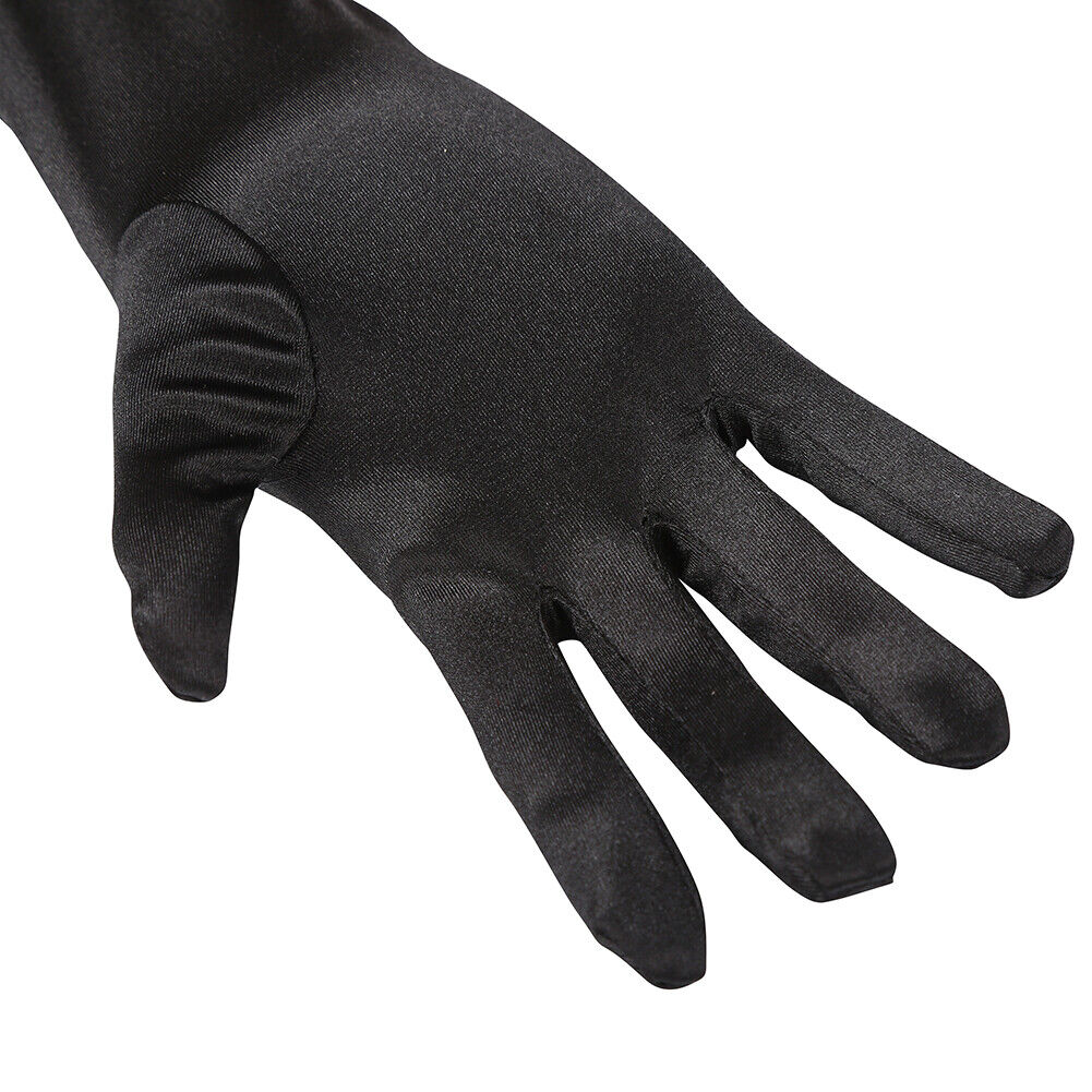 US 20.47'' Satin Evening Gloves Long Party Dance Elbow Arm Length Opera Cosplay
