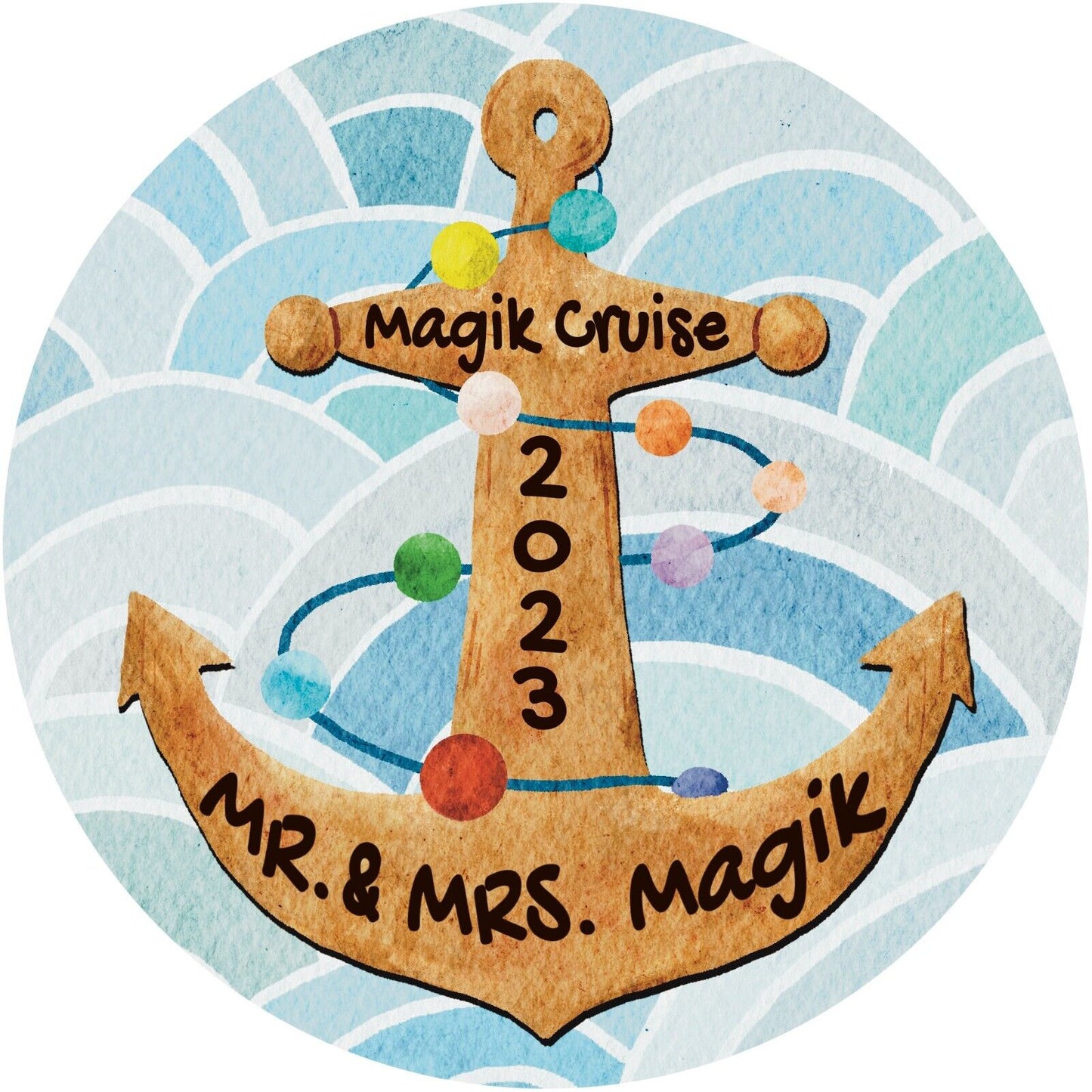 US Customize Cruise Magnet Decoration Stateroom Door Cruise Carnival 8" Fridge