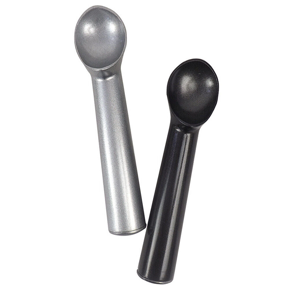 US 1-2pcs Antifreeze 7 Inch Ice Cream Scoop Spade Shaped Spoon Aluminum Nonstick