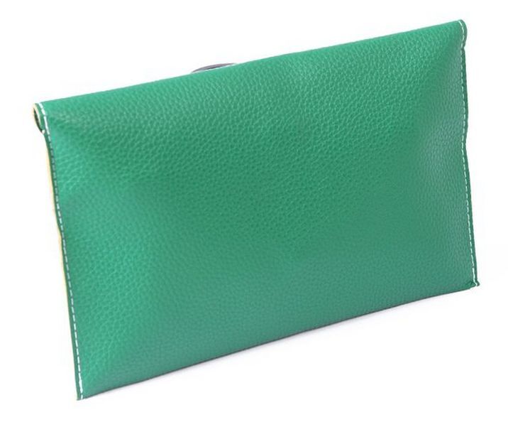 Fashion Leather Envelope Clutch with Drop-in Chain Shoulder Strap