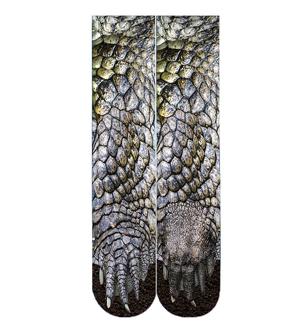 US Seller Unisex Women Men Adult Teen 3D Animal Print Sock Paw Crew Foot Socks
