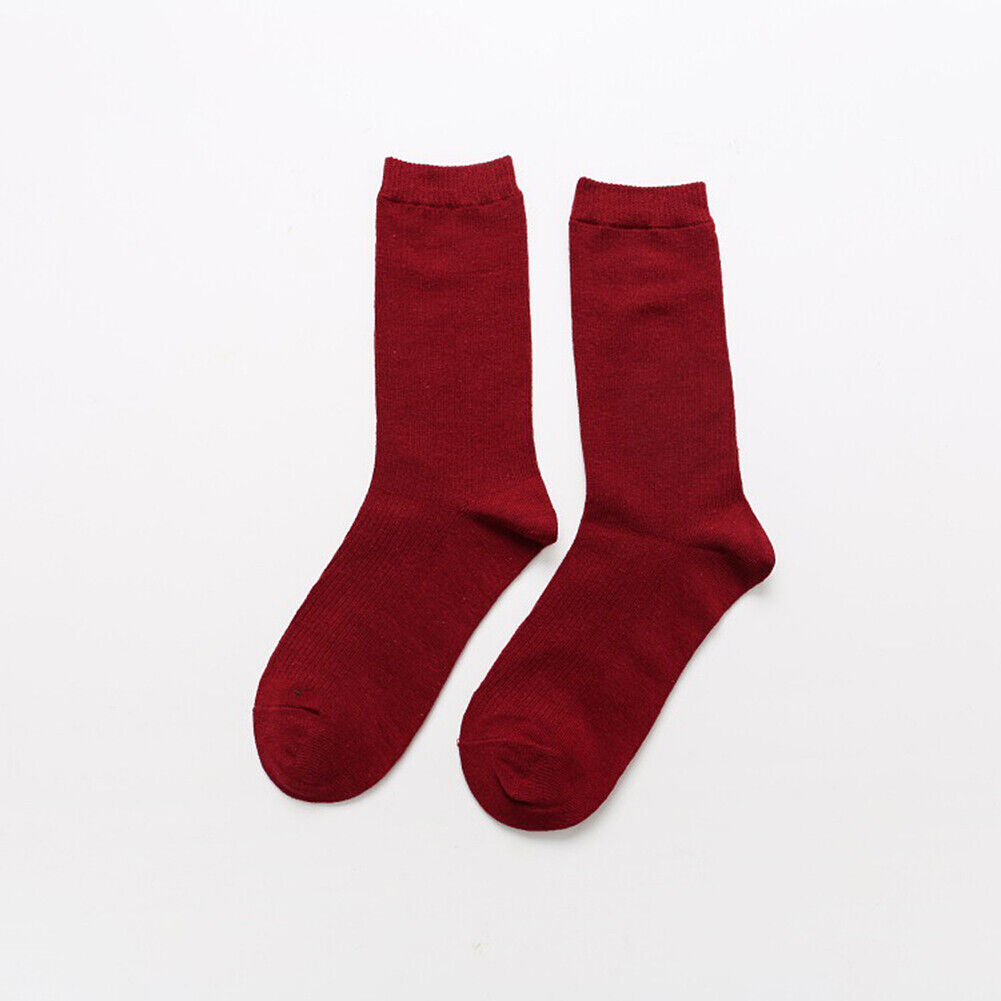 US 7 Pairs Novelty Women Assorted Breathable Cute Korea Casual Cotton Crew Socks