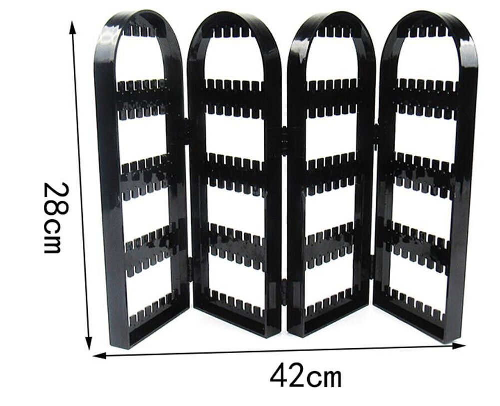 Jewelry Hanger Foldable Acrylic Earring Organizer Necklace Holder Bracelet Displ