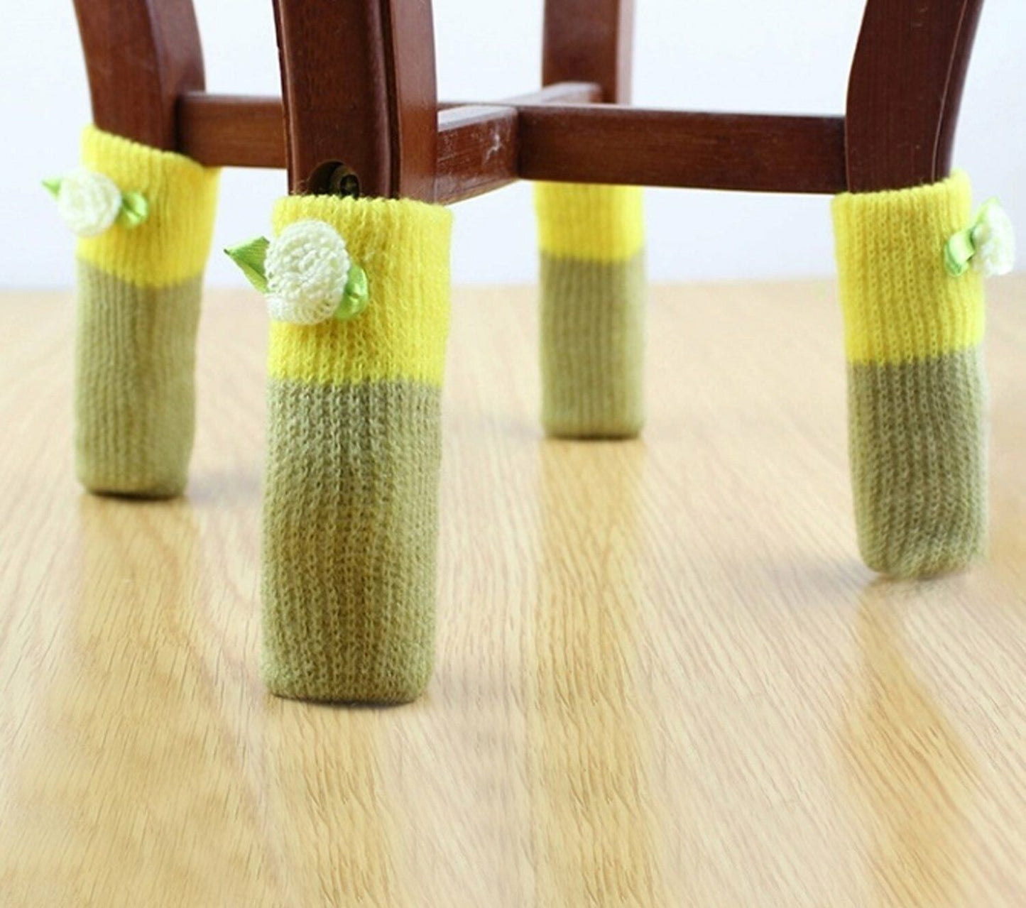 24 Pack Cat Paw Flower Bear Table Chair Foot Doorknob Floor Protector Sleeves US