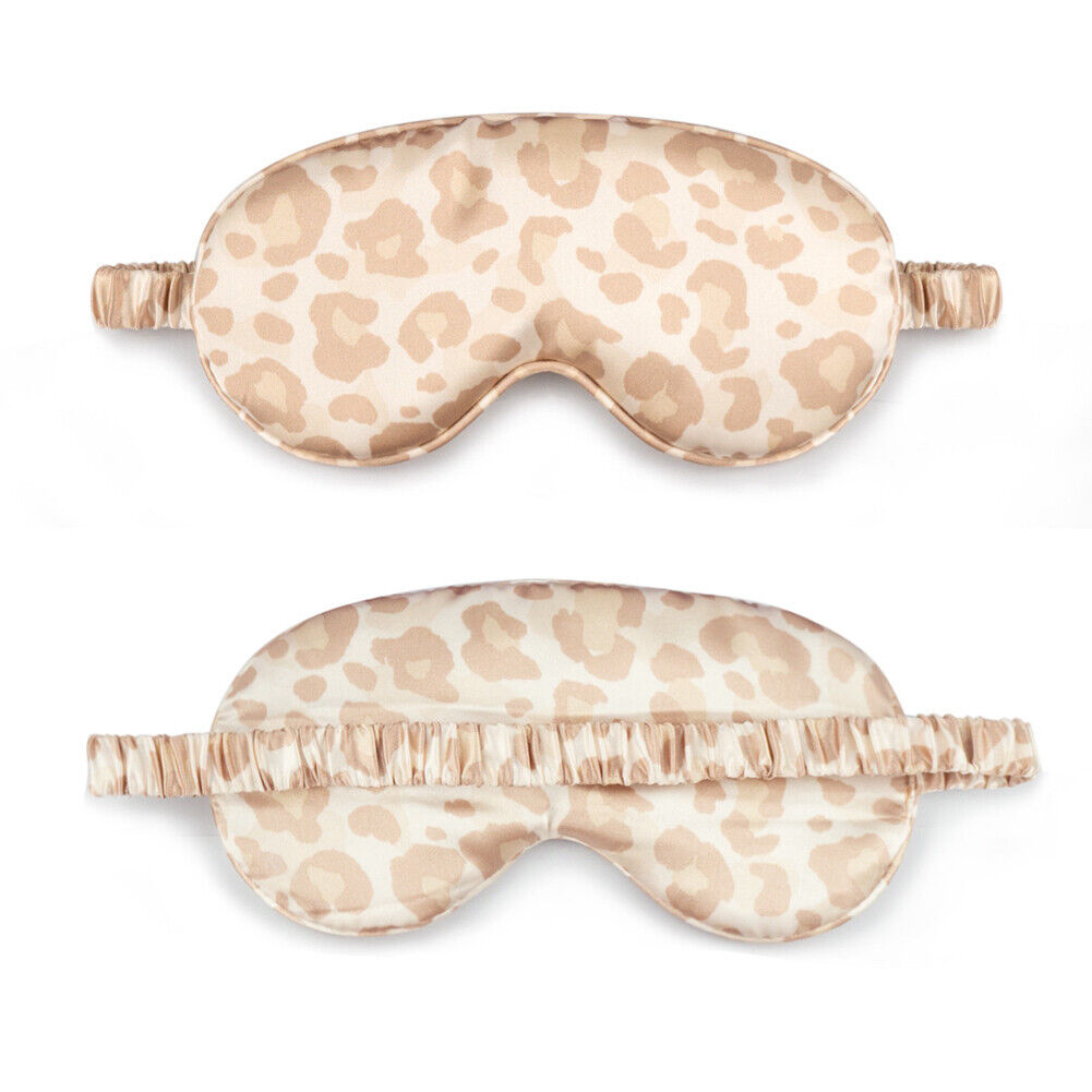 US Double-sided Satin Silky travel Sleep Eye Mask Cover Padded Blindfold Smooth