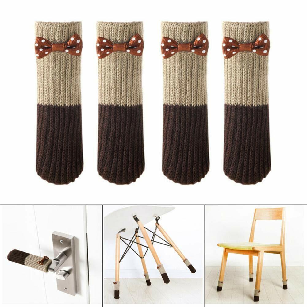 24 Pack Cat Paw Flower Bear Table Chair Foot Doorknob Floor Protector Sleeves US