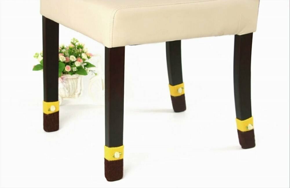 24 Pack Cat Paw Flower Bear Table Chair Foot Doorknob Floor Protector Sleeves US