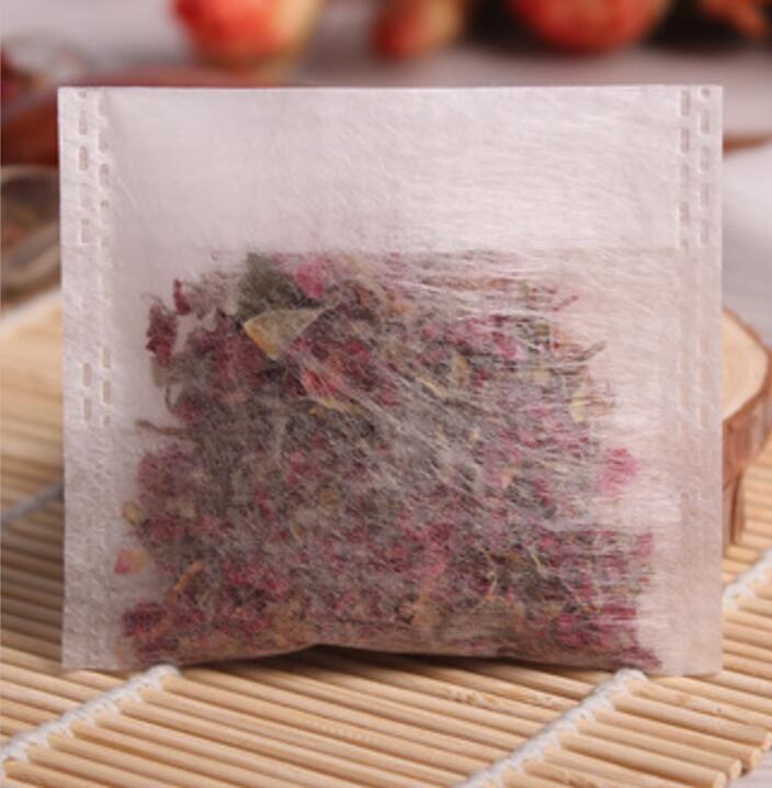 US 100-400 pcs Disposable Filter Drawstring Flip Empty Teabag Herb Loose Tea Bag