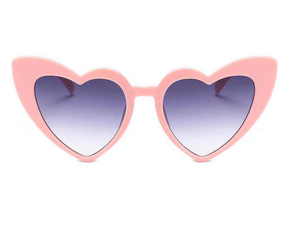 US Women Lovely Heart Shape Sunglasses Halloween Cat Eye Retro Sun Glasses UV400