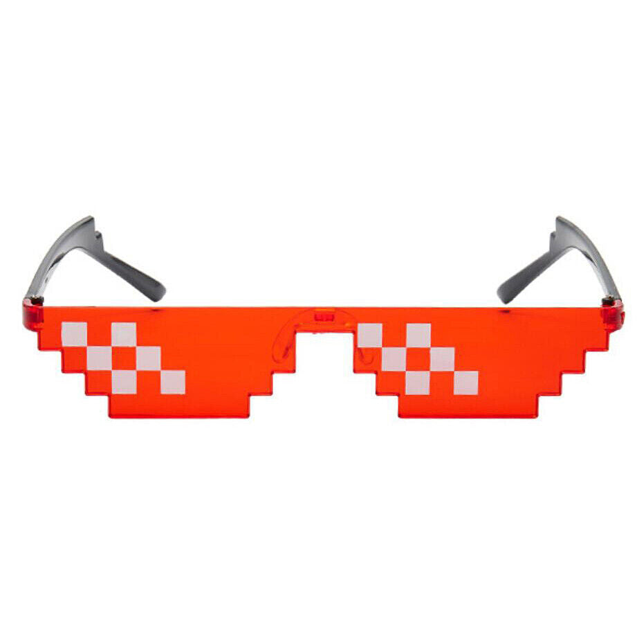 Thug Life Glasses Deal With It Sunglasses MLG Eyewear Unisex Meme Cool 8 Bit