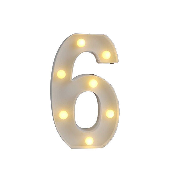 Light Up Letter LED Alphabet PlasticParty Sign Wedding Festival Stand Decoration