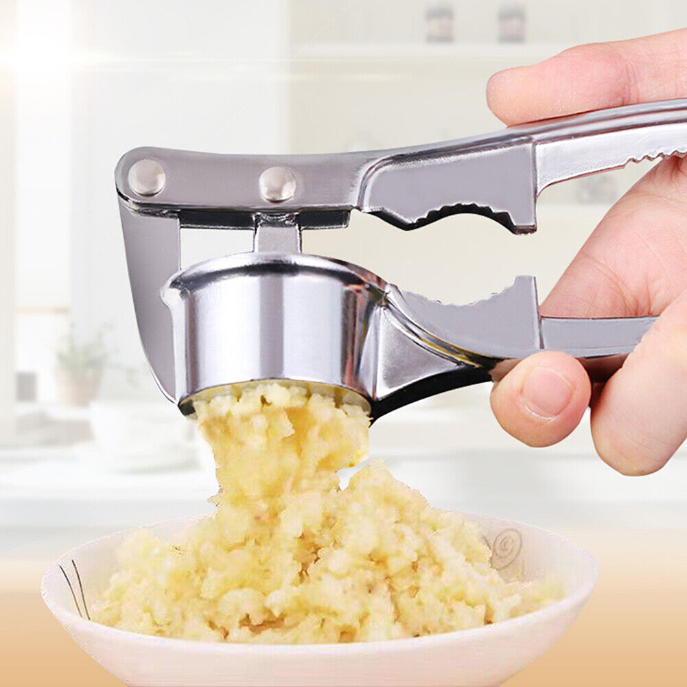 USA 4-in-1 Garlic Ginger Walnut Press Crusher Mincer Chop Squeeze Bottle Opener