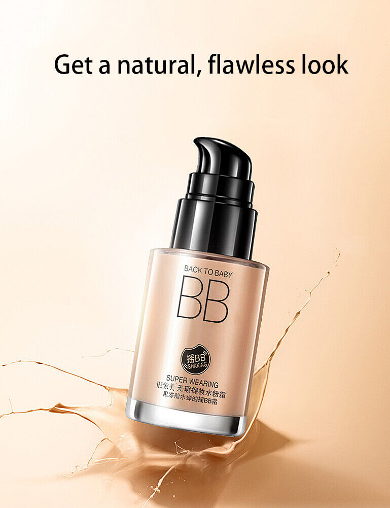 US Liquid Foundation Waterproof Cosmetics Concealer BB Cream Natural Looking