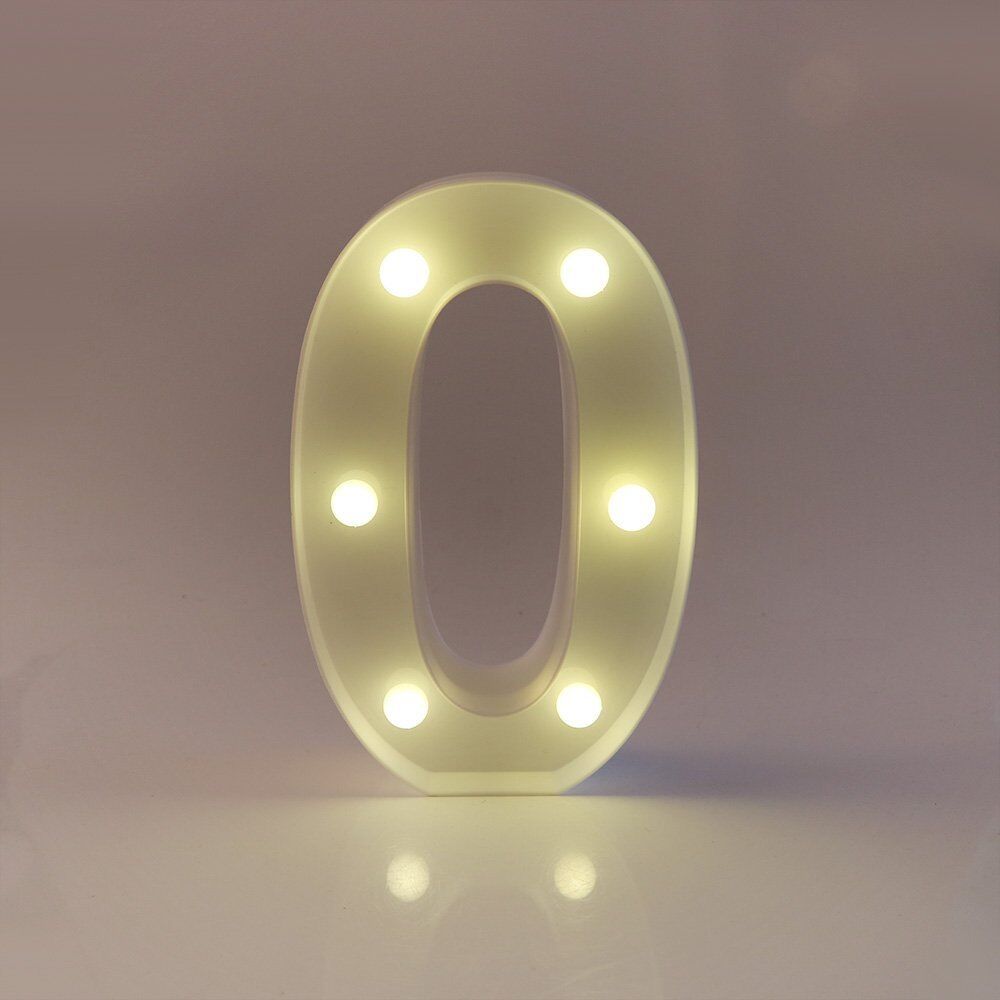 Light Up Letter LED Alphabet PlasticParty Sign Wedding Festival Stand Decoration