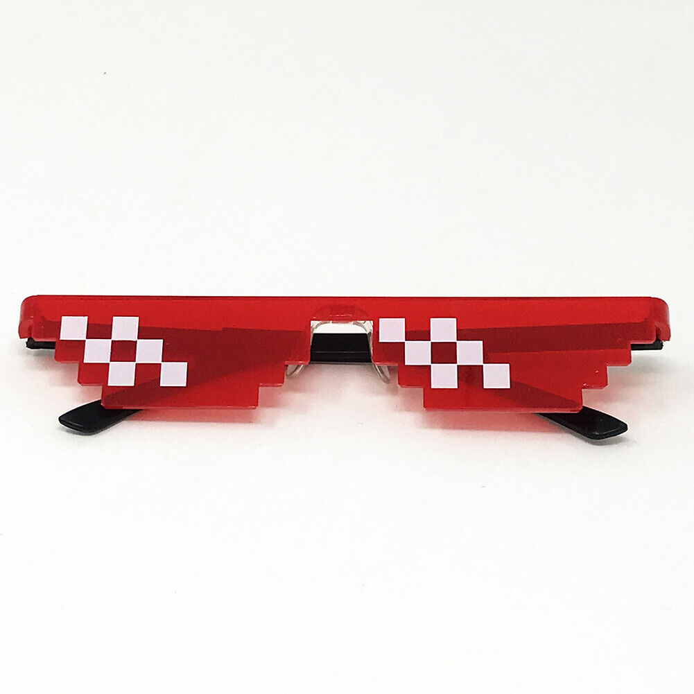 Thug Life Glasses Deal With It Sunglasses MLG Eyewear Unisex Meme Cool 8 Bit