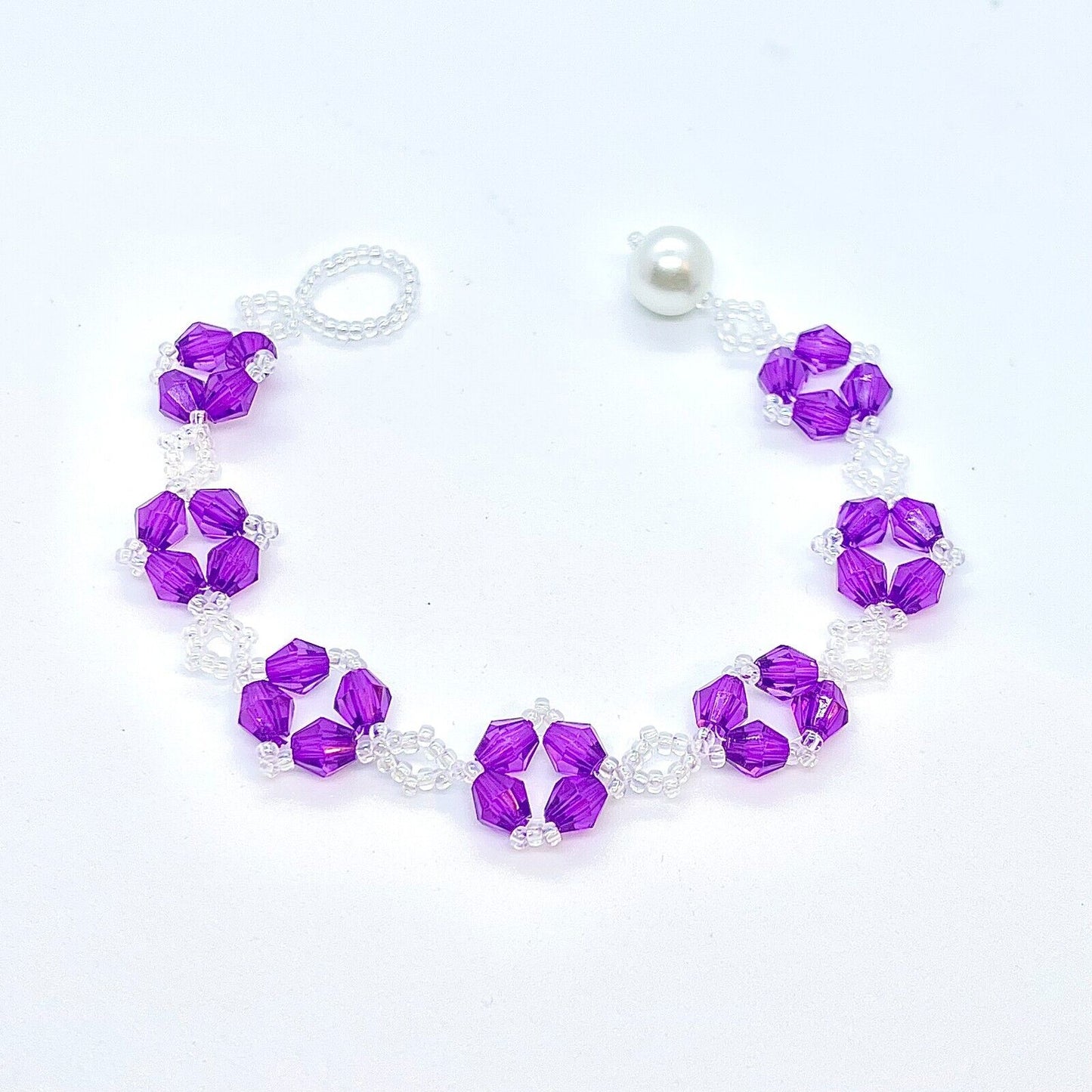 Magik 4-Petal Flower Floral Bracelet Elegant Light Luxury Adjustable Made in USA
