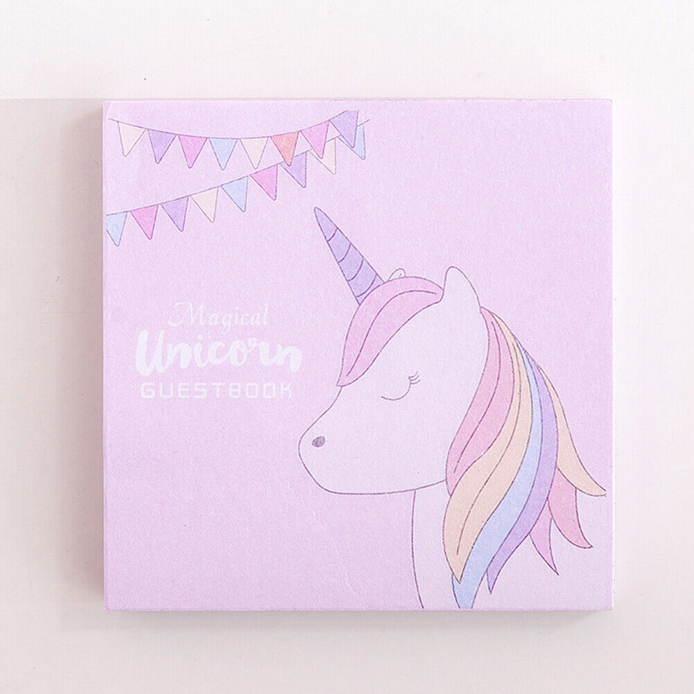 120 Sheet/4 Pads Sticky Notes Self-Adhesive Notes Notepads Post Writing Unicorn