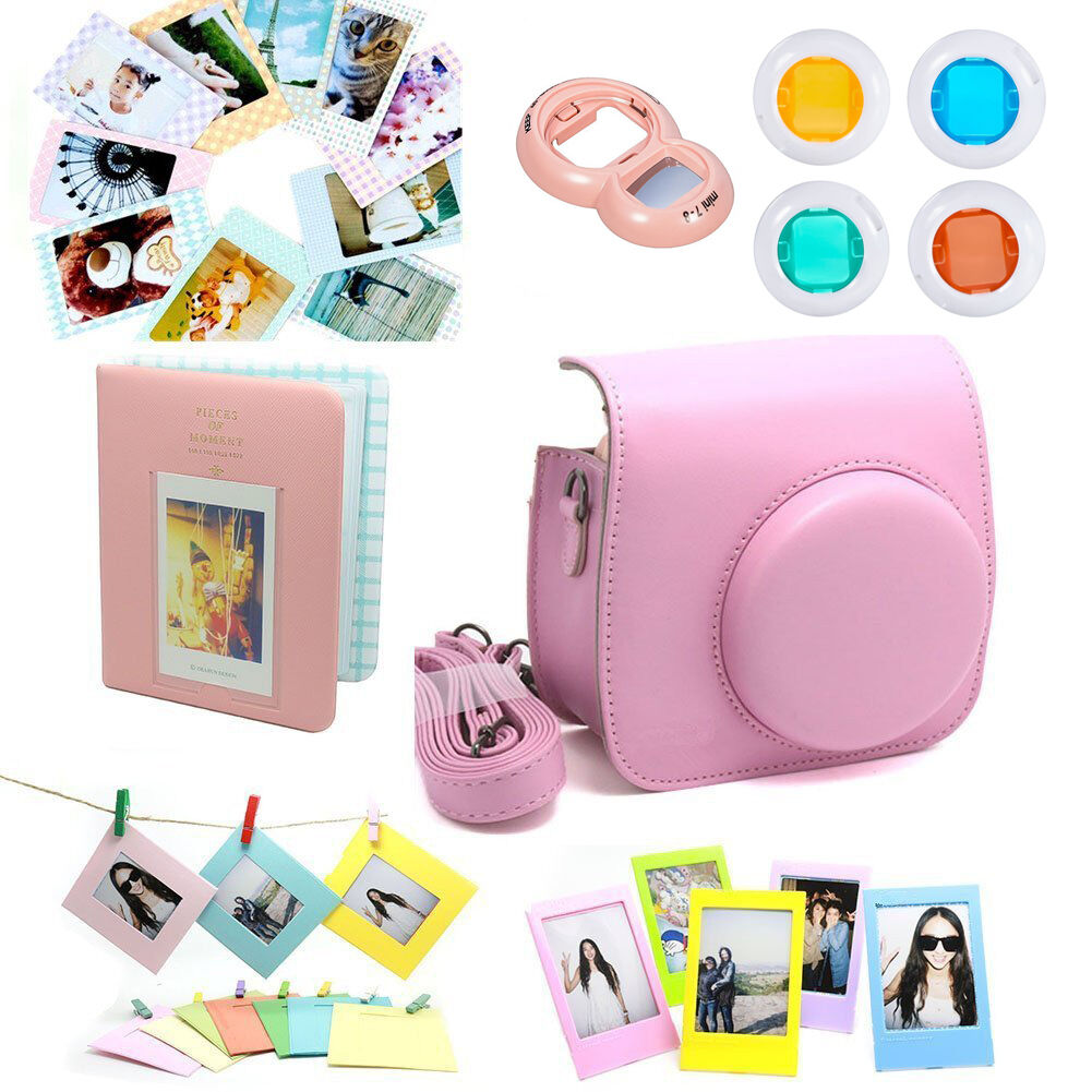 USA 7 in 1 Fujifilm Instax Mini 8 8+ 9 Instant Film Camera Accessories Bundles