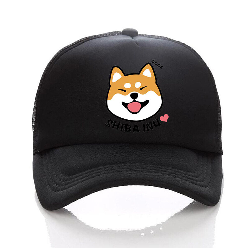 Shiba Inu Bulldog Baseball Trucker Golf Sports Adjustable Hats Hachiko Ball Caps