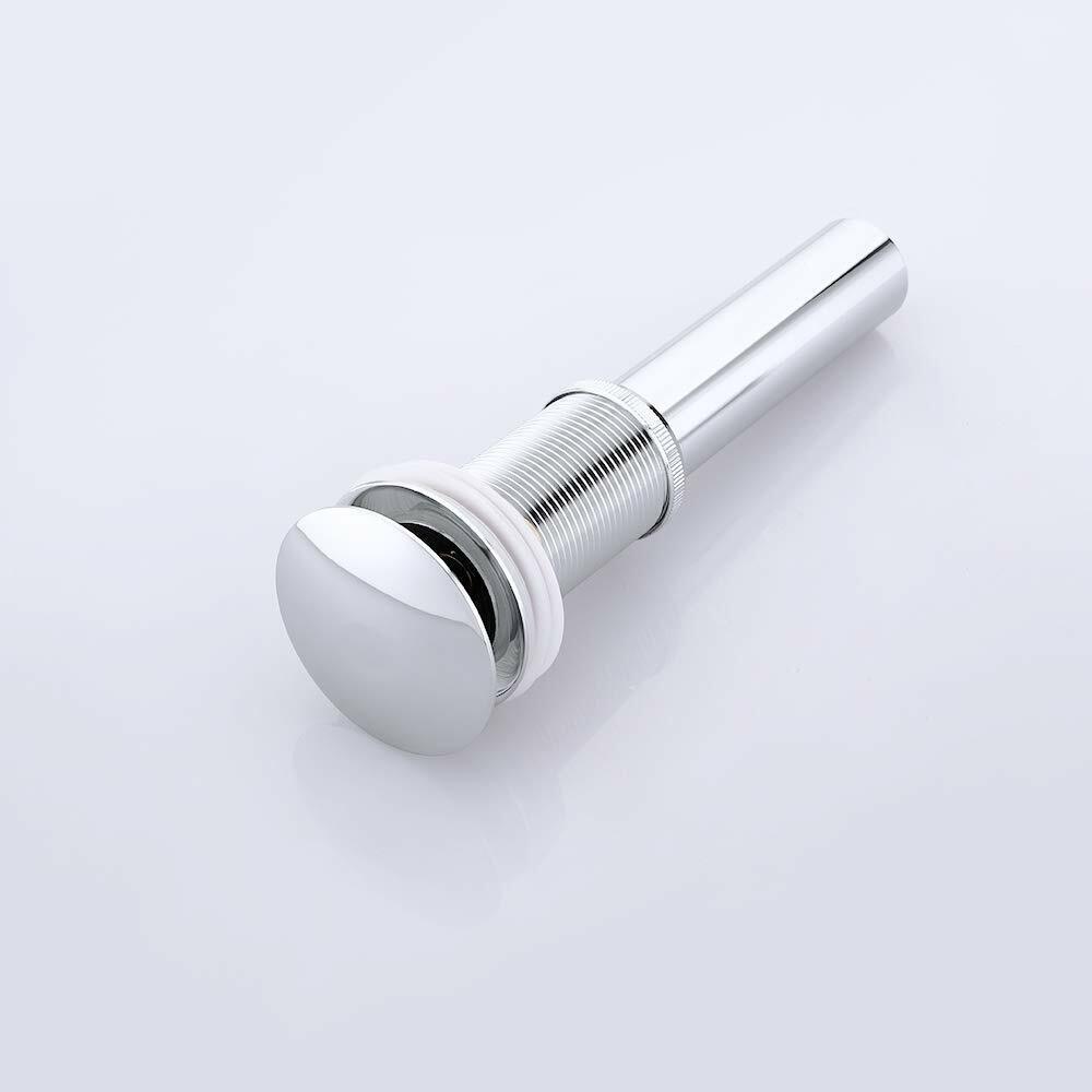 Pop-Up Drain Vessel Sink Waste Bathroom Basin Stopper Polished Chrome