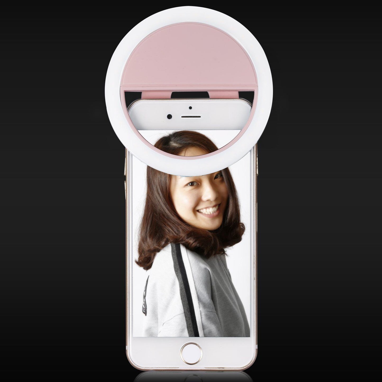 Luxury Selfie Luminous LED Light Up Phone Ring For iPhone 6S 7 Plus Samsung LG