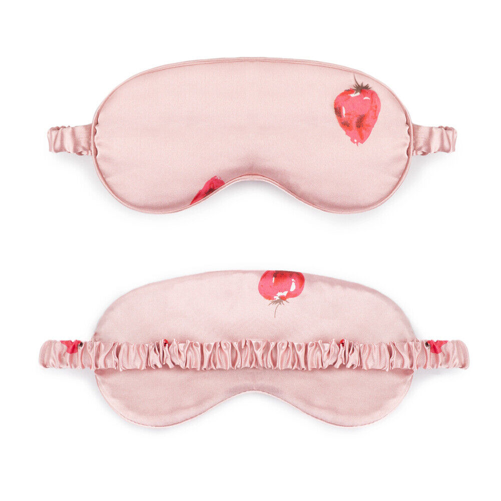 US Cartoon Cute Satin Silky travel Sleep Eye Mask Cover Padded Blindfold Smooth