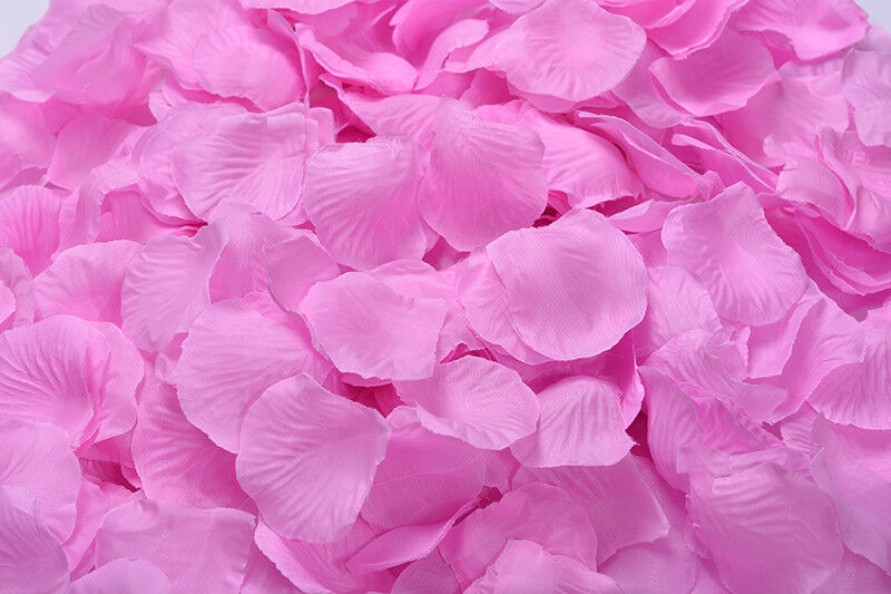 1000~5000pcs Various Colors Silk Flower Rose Petals Wedding Party Decorations