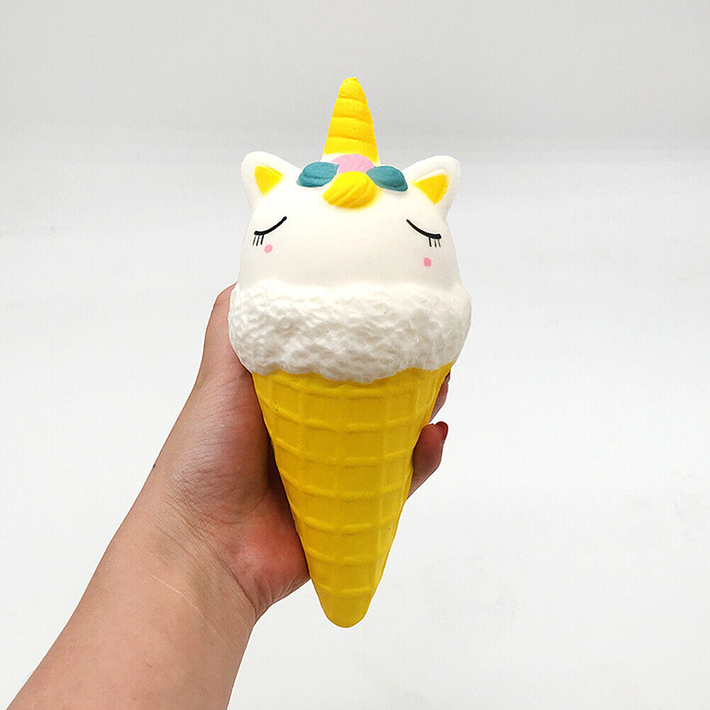 Jumbo Scented Icecream Unicorn Slow Rising Squishies Squeeze Stress Relieve Toys