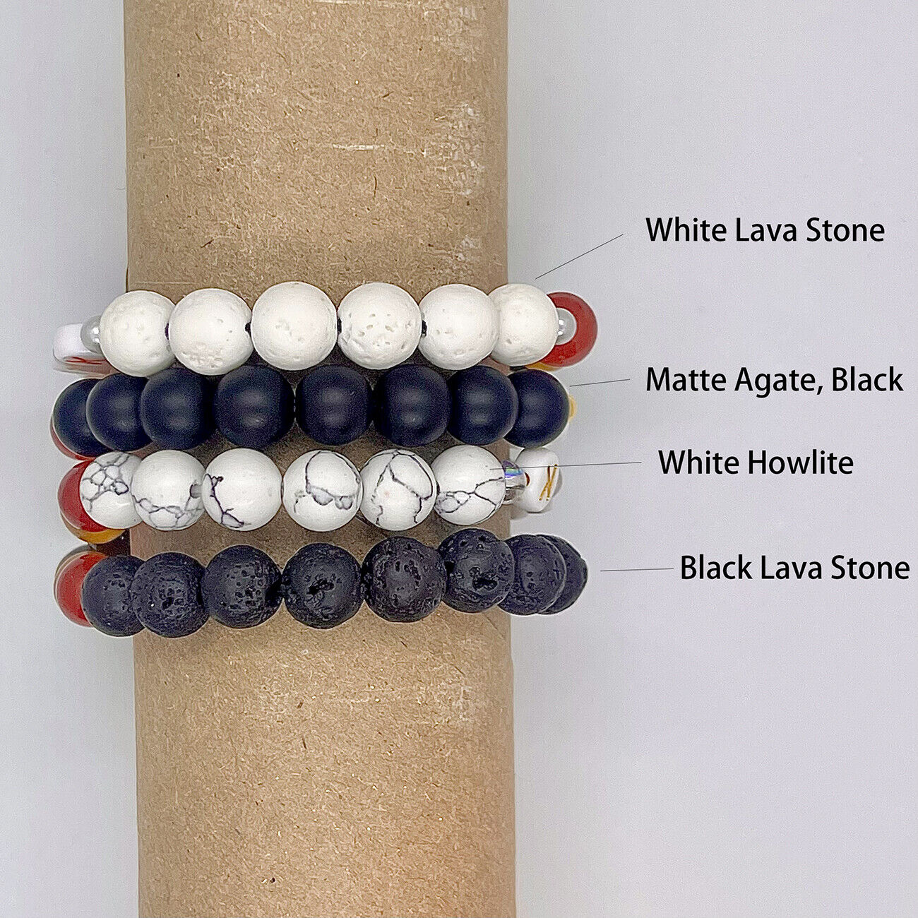 Magik Custom 7-Chakra Healing Name Mama Bracelet Stretchy Energy Yoga Meditation