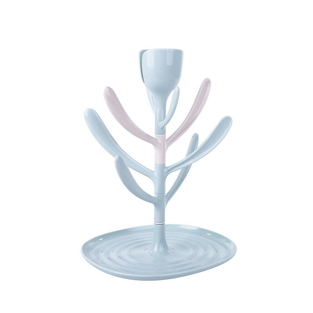 US Baby Feeding Bottle Drip Drying Rack for Teats Cups Pump Parts Keys Jewelry