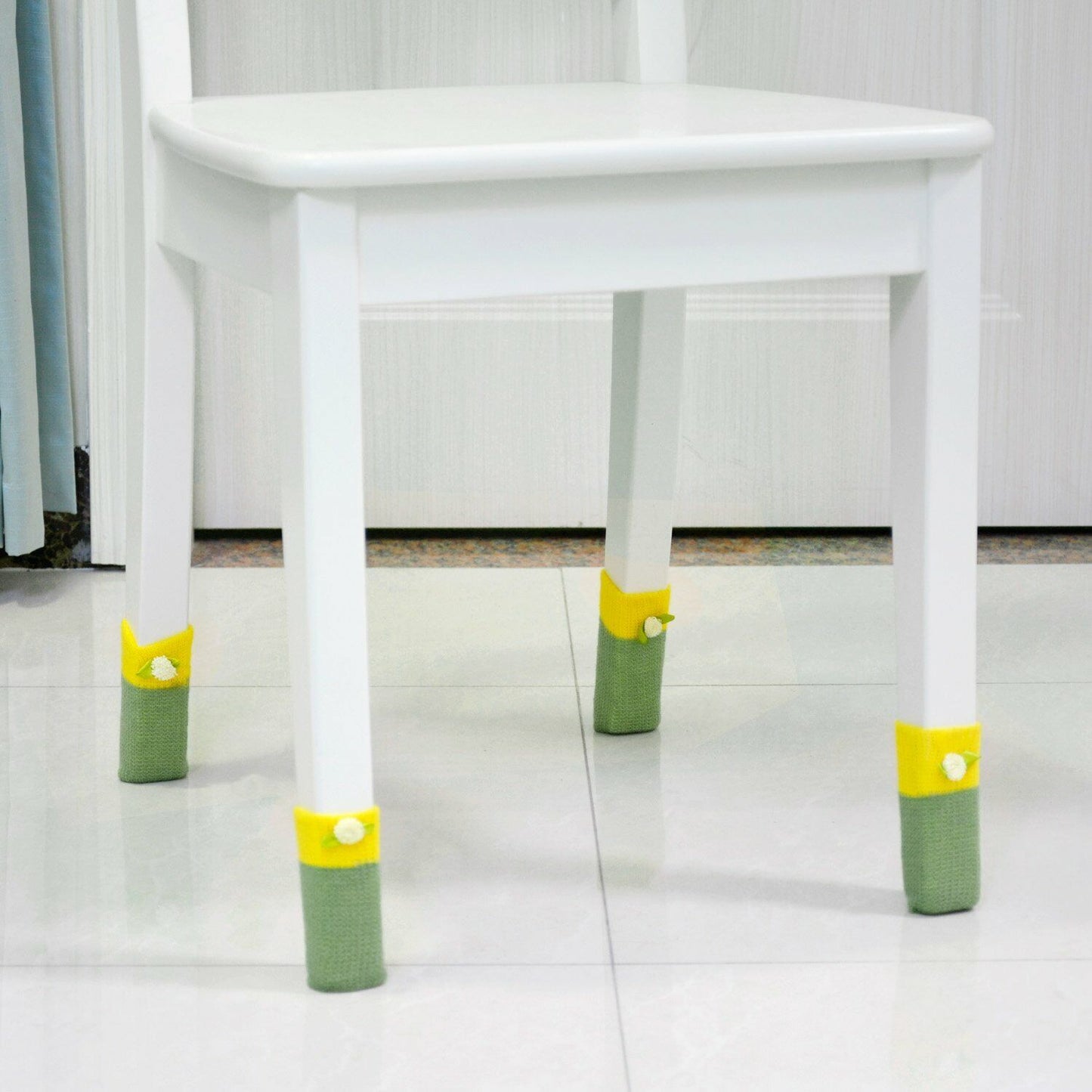 24 Pack Cat Paw Flower Bear Table Chair Foot Doorknob Floor Protector Sleeves US