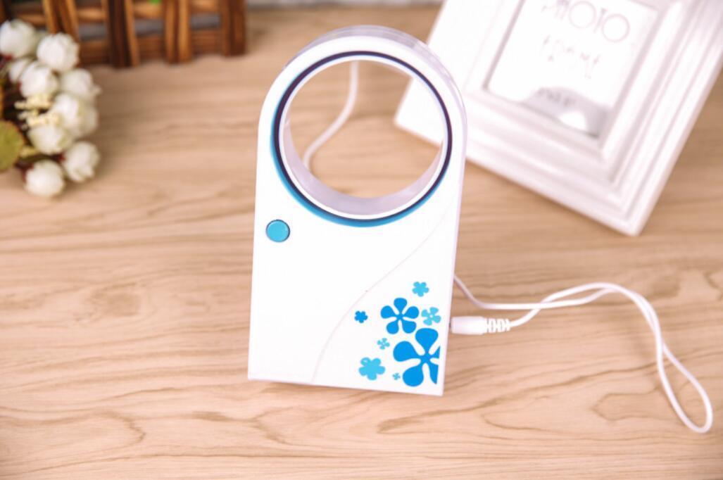 Mini Portable Bladeless USB Desktop Handheld Air Conditioner Cooler Cooling Fan