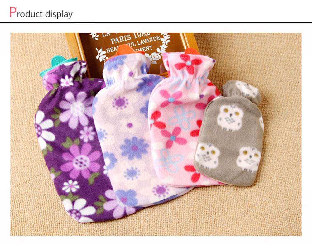 Rubber HOT WATER BOTTLE Bag WARM Relaxing Heat / Cold Therapy 670 ML ~ 1800 ML