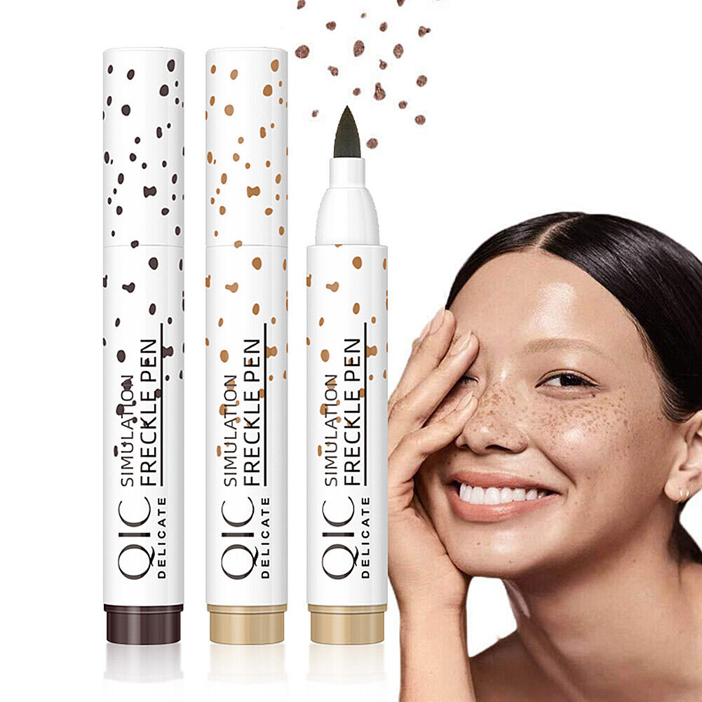 US 1-2Pc Faux Freckle Pen Natural Waterproof Longlasting Soft Dot Sunkissed Skin
