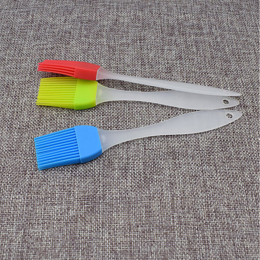 US 7~14 PCS Oil Brush Silicone Baking Pastry Cream For BBQ Basting Kitchen Party