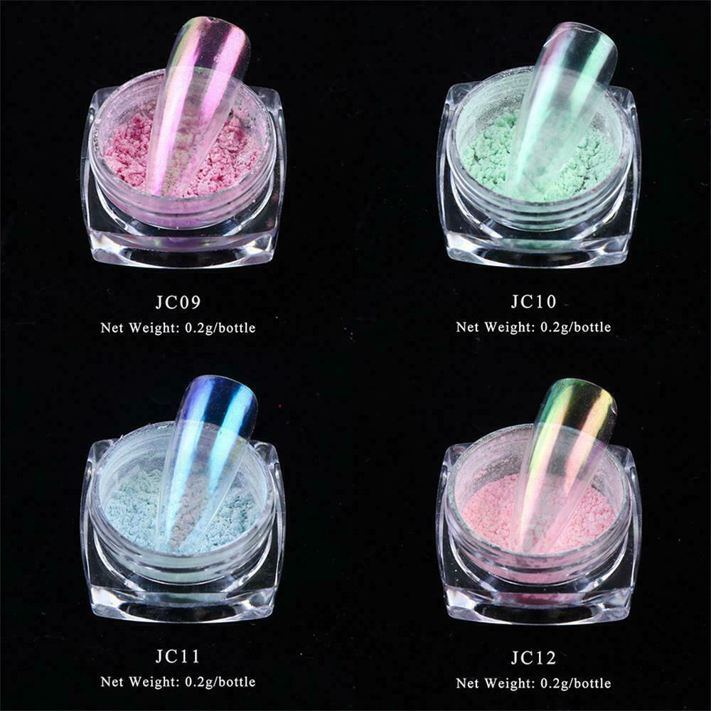US Glitter Holographic Mirror Nail Art Powder Ultra-thin Aurora Mermaid Pigment