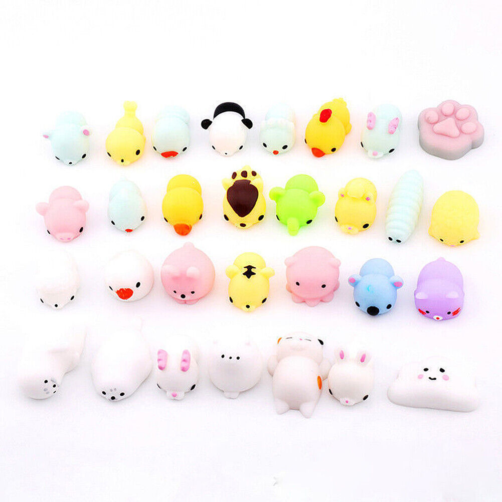 25~50 Squishy Lot Normal / Glow-in-the-darkf Rising Fidget Cute Animal Hand Toy