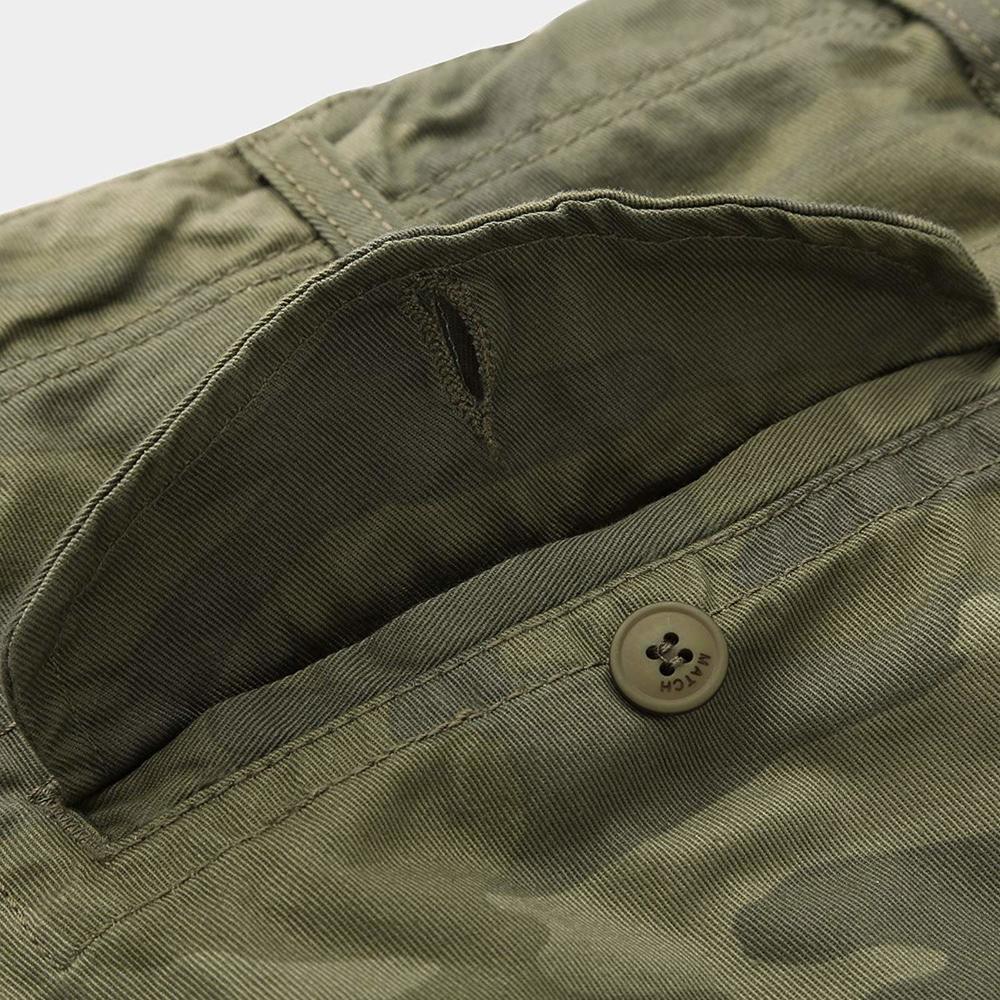 Match Men's Casual Pants 6532 ARMY CAMO Size : XXL