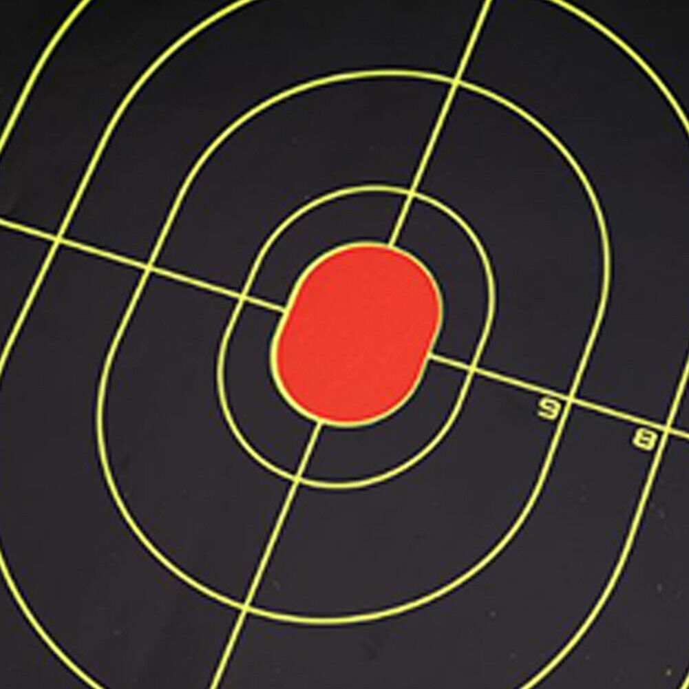 US 40 Pack 9.5” X14.5" Reactive Splatter Gun Rifle Pistol Shooting Targets Glow