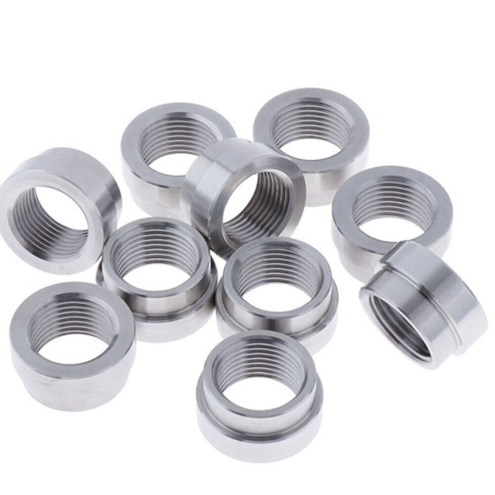 US 5 Pcs Aluminum Female Weld On Weld In Flange Fitting Bung Fuel Oil Gas Fine